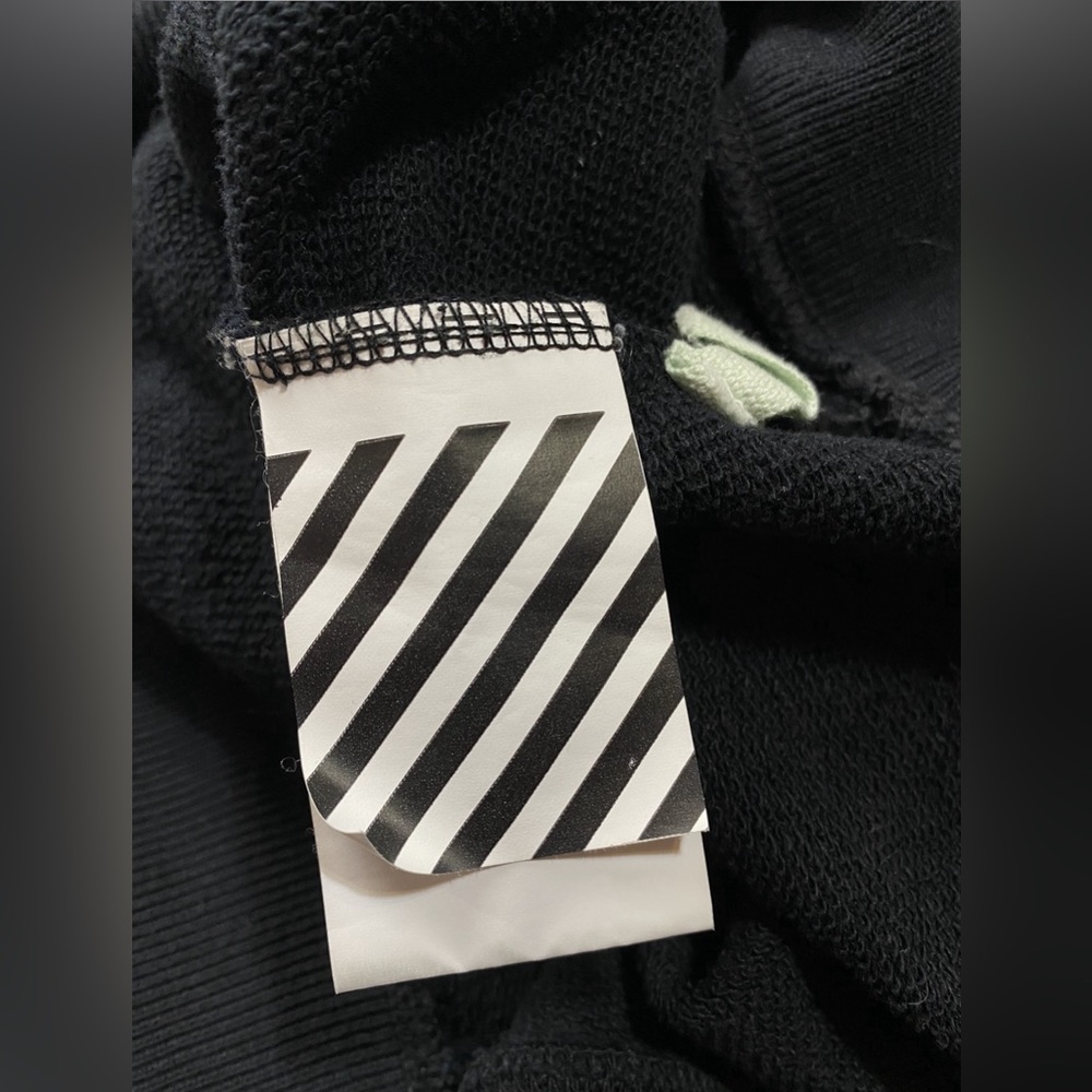 Off-white hoodie painting black/white rare - Picture 6 of 9